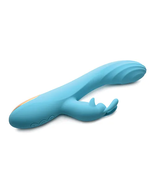 Curve Novelties Vibrators Power Bunnies Snuggles 10X Rabbit Blue
