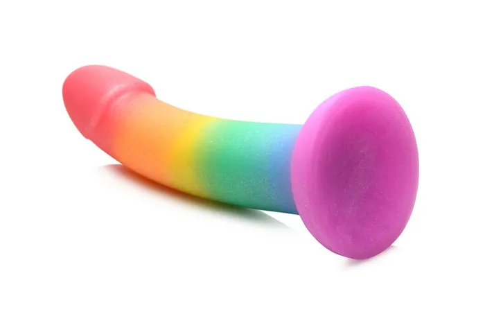 Curve Toys Dildos Simply Sweet 65 Phallic Rainbow Dildo