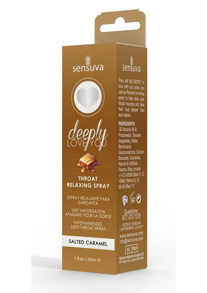 Deeply Love You Throat Relaxing Spray Salt Caramel Deeply Love You Vibrators