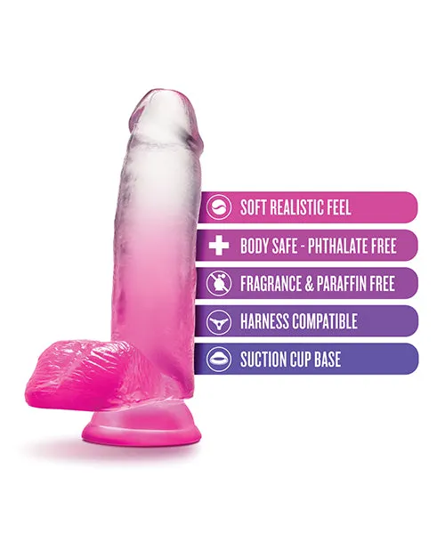 Dildos Blush Novelties B Yours 7 Sugar Magnolia Dildo Fuchsia