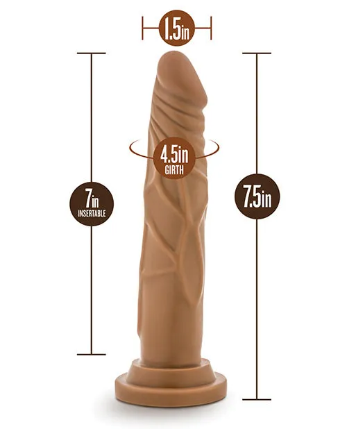 Dildos Blush Novelties Dr Skin Realistic Cock Basic 75 Mocha