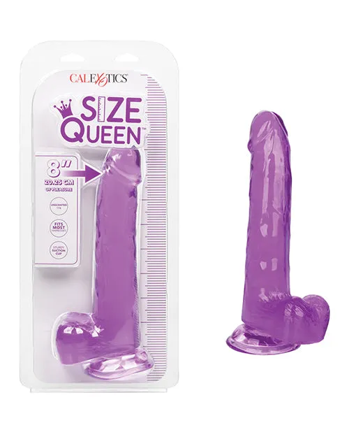 Dildos California Exotic Novelties Size Queen 8 Dildo Purple