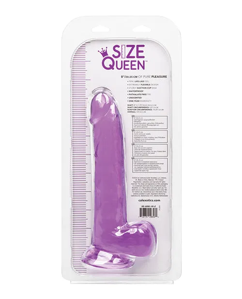 Dildos California Exotic Novelties Size Queen 8 Dildo Purple