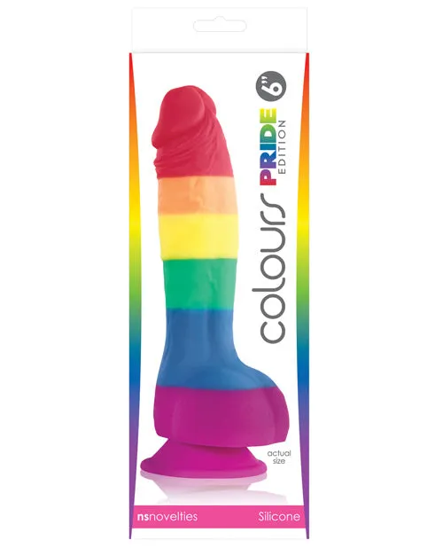 Dildos Colours Pride Edition 6 Suction Cup Dong Ns Novelties INC