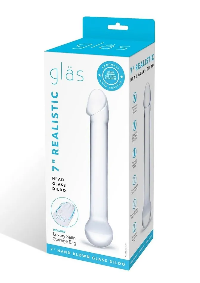 Dildos Glas Glas Realistic Head Glass Dildo