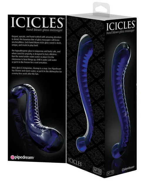 Dildos Icicles No 70 Glass Gspot Dildo Purple Pipedream Products