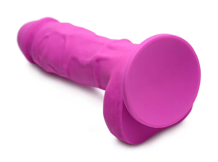 Dildos StrapU Power Pecker 7 Silicone Dildo w Balls StrapU