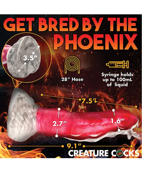 Dildos Xr LLC Creature Cocks Resurrector Phoenix Squirting Silicone Dildo