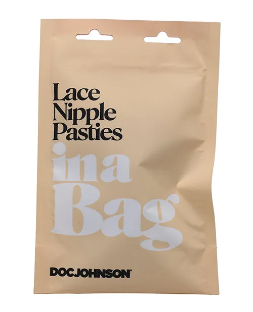 Doc Johnson Anal In A Bag Lace Nipple Pasties Black