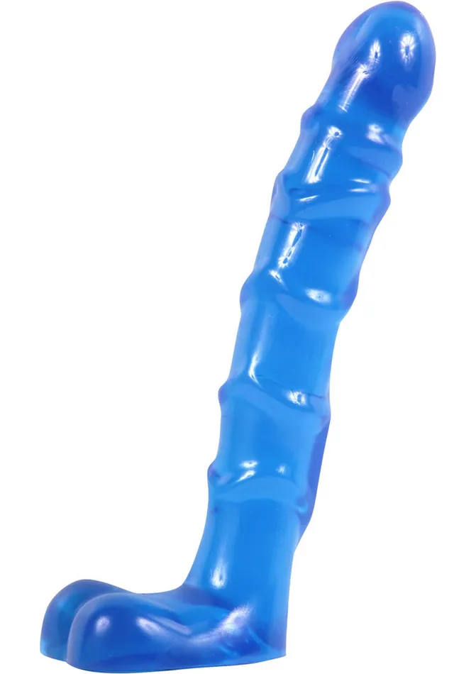 Doc Johnson Dildos Raging HardOns Slimline Anal Series Ass Play Ballsy Dildo with Balls