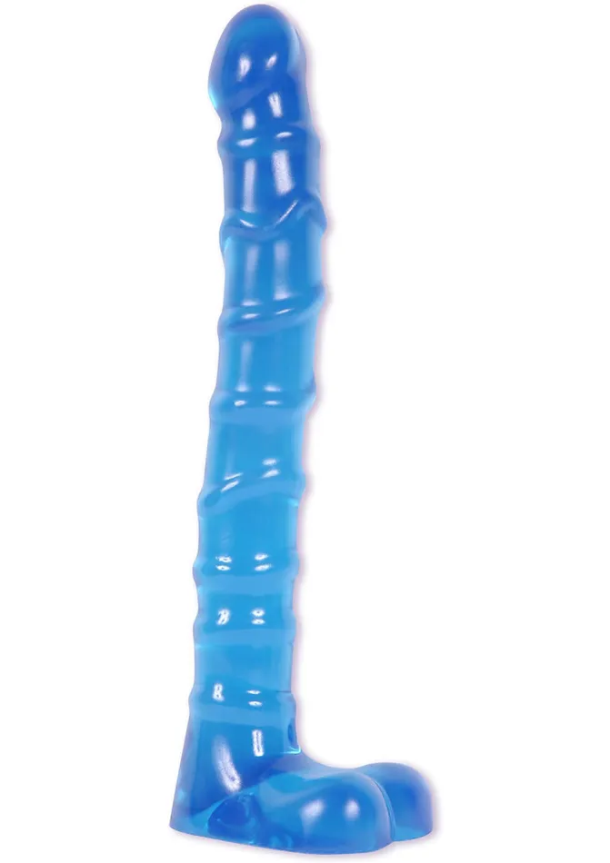 Doc Johnson Dildos Raging HardOns Slimline Anal Series Ass Play Ballsy Dildo with Balls