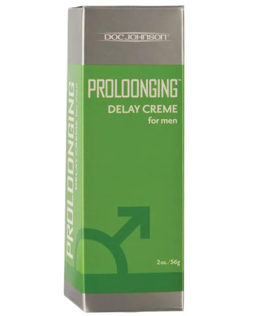 Doc Johnson Prolonging Cream 2 oz Vibrators