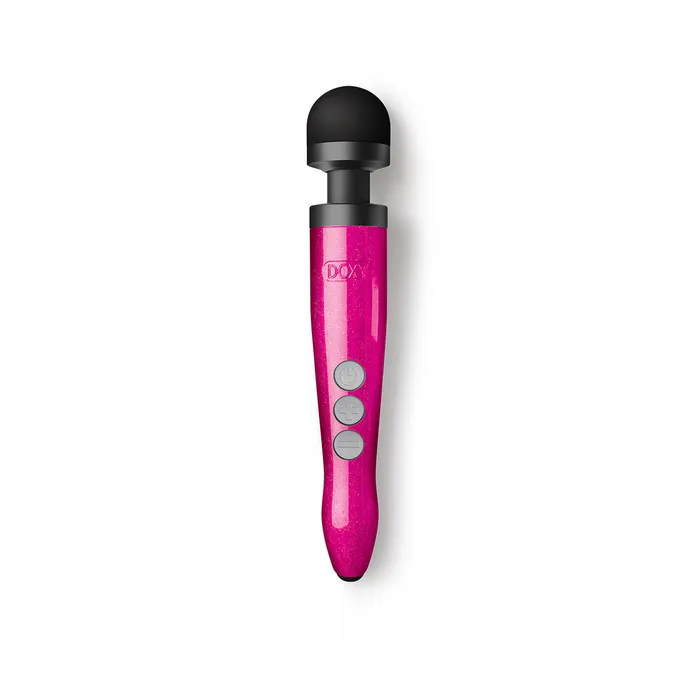 Doxy Die Cast 3R Rechargeable Compact Wand Vibrator Hot Pink Doxy Vibrators