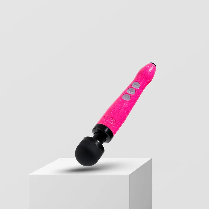 Doxy Die Cast 3R Rechargeable Compact Wand Vibrator Hot Pink Doxy Vibrators