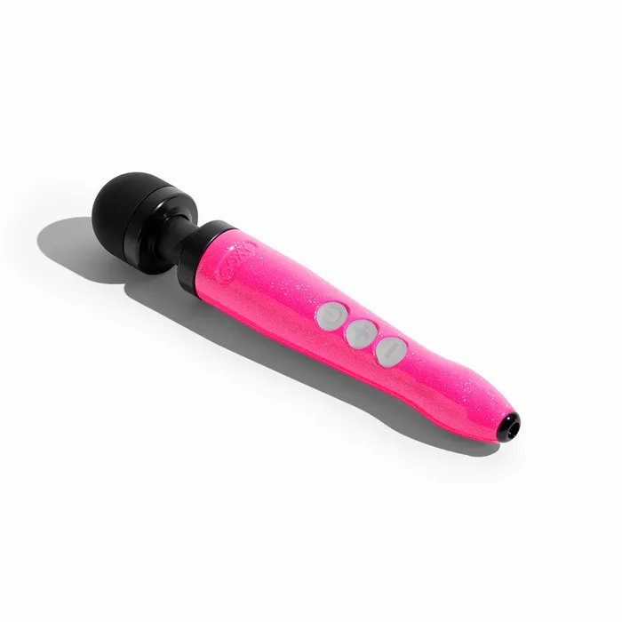 Doxy Die Cast 3R Rechargeable Compact Wand Vibrator Hot Pink Doxy Vibrators