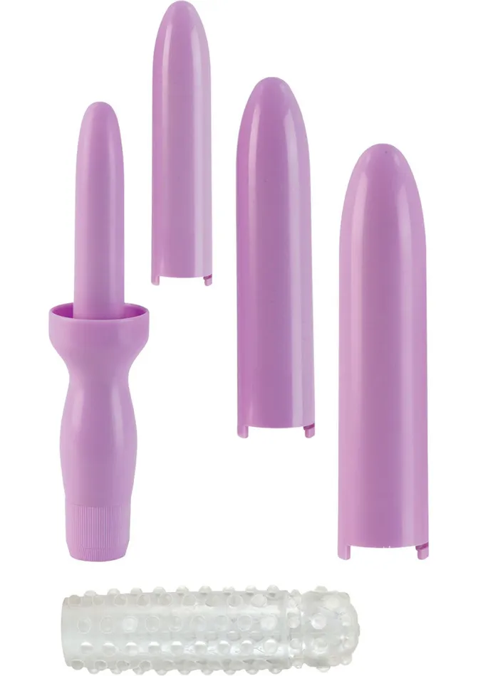 Dr Laura Berman Dilators Set Of 4 Interlocking Sizes Plus Sleeve Dr Laura Berman Collection Male Sex Toys