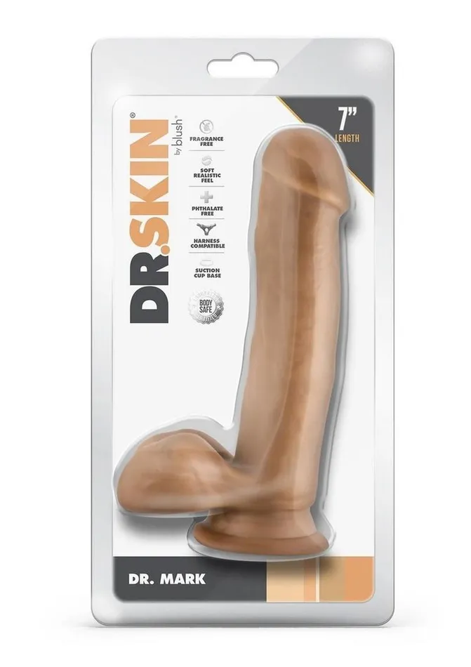 Dr Skin Mr Mark Dildo with Balls and Suction Cup Dr Skin Dildos