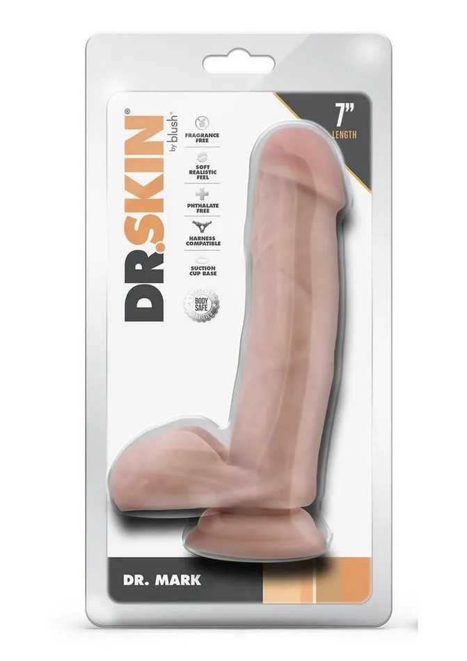 Dr Skin Mr Mark Dildo with Balls and Suction Cup Dr Skin Dildos