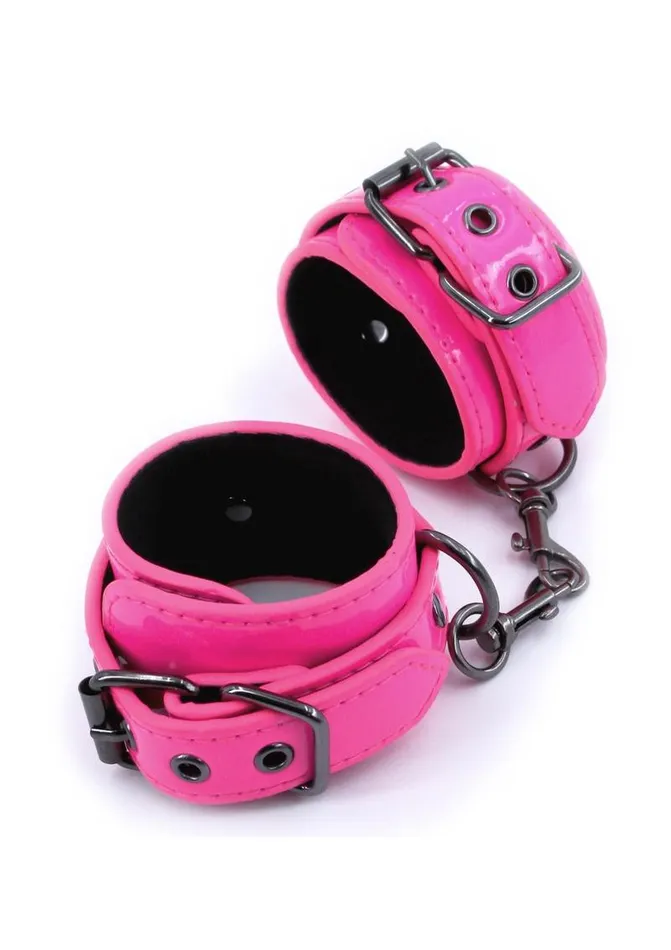 Electra Play Things Restraints Electra Play Things Pu Leather Wrist Cuffs