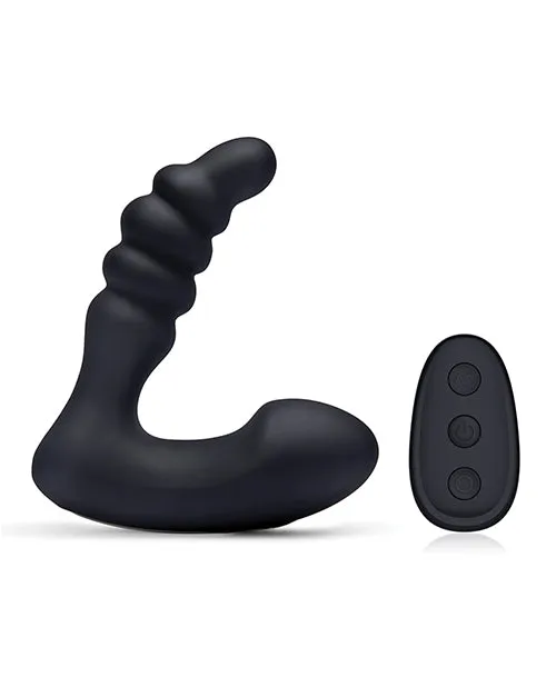 Electric Eel INC Anal Blue Line Vibrating Prostate Prodder Black