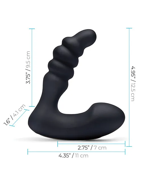 Electric Eel INC Anal Blue Line Vibrating Prostate Prodder Black