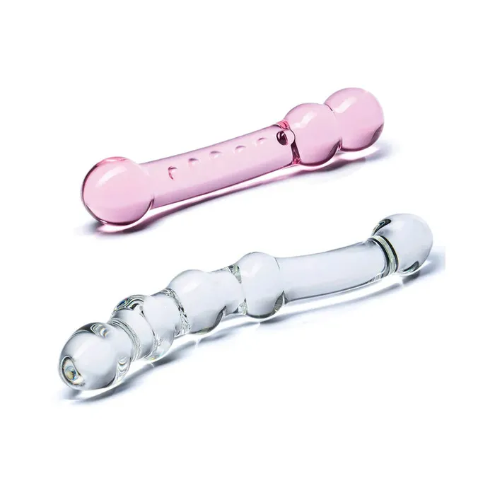 Electric Eel INC Dildos Glas 2 pc Double Pleasure Glass Dildo Set