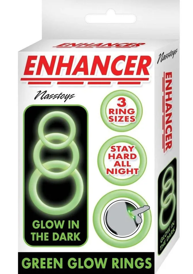 Enhancer Female Sex Toys Enhancer Glow Rings Silicone Cockring