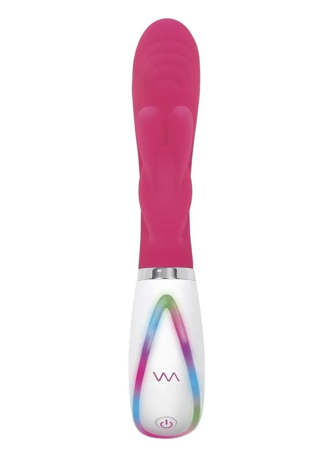 Evolved Female Sex Toys Disco Bunny Rechargeable Silicone Rabbit Vibrator with Dual Stimulation