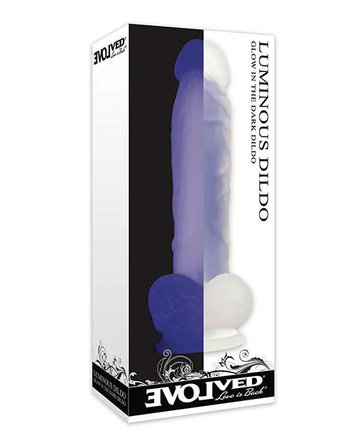 Evolved Luminous Dildo Glow In The Dark Evolved Novelties INC Dildos