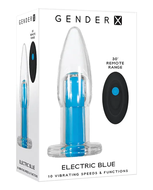 Evolved Novelties INC Gender X Electric Blue ClearBlue Anal