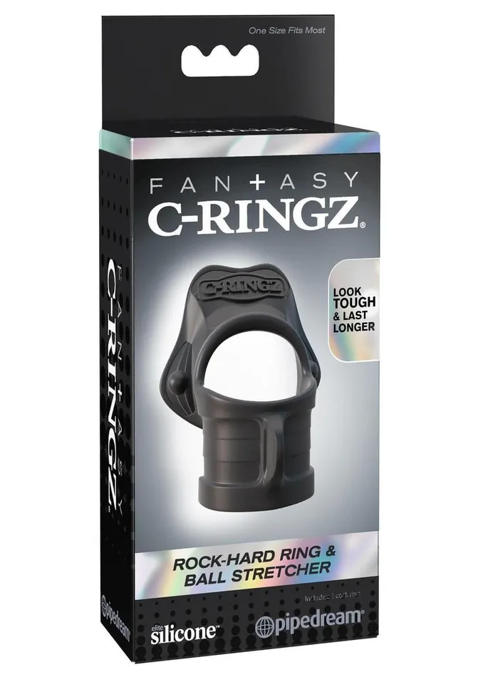 Fantasy CRingz Silicone Rock Hard Cock Ring and BallStretcher Fantasy CRingz Male Sex Toys