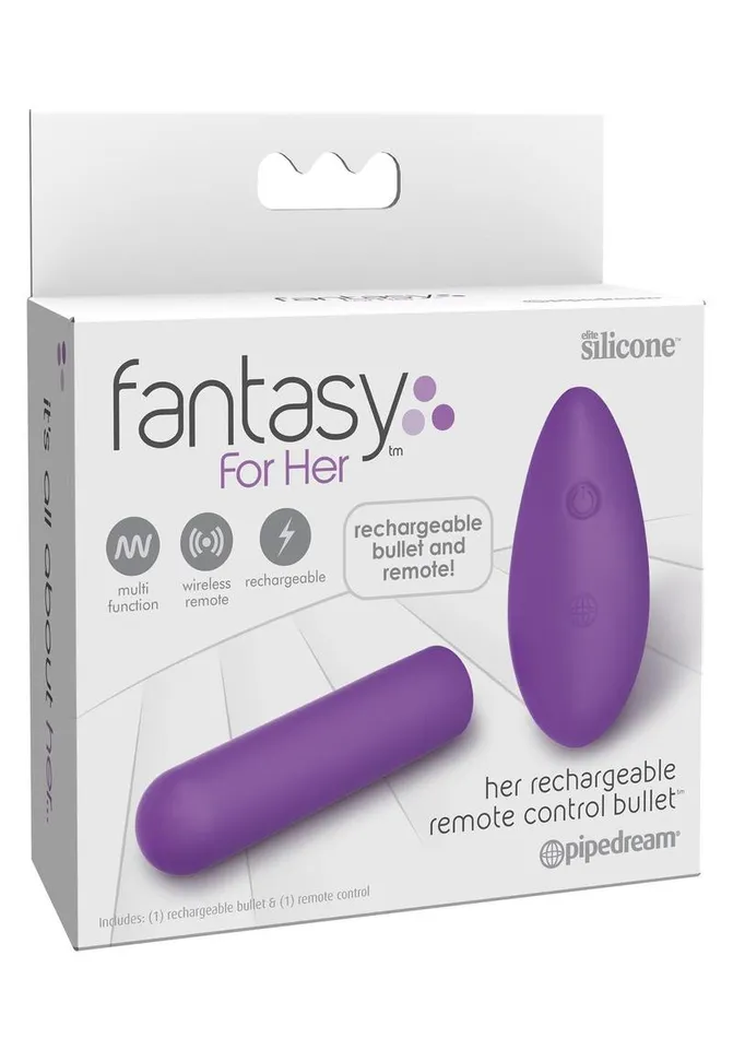 Fantasy For Her Female Sex Toys Fantasy For Her Silicone Rechargeable Remote Control Bullet