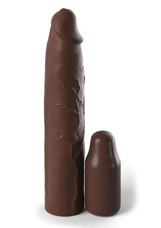 Fantasy XTensions Elite Silicone 9in Sleeve with 3in Plug Fantasy XTensions Male Sex Toys