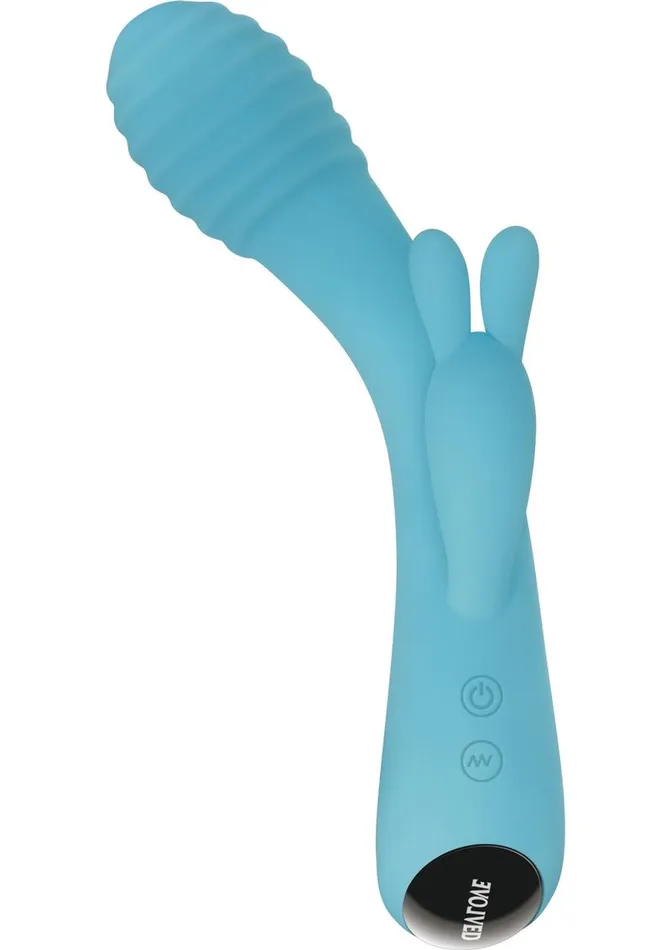 Female Sex Toys Aqua Bunny Rechargeable Silicone Rabbit Vibrator with 80 Functions Evolved