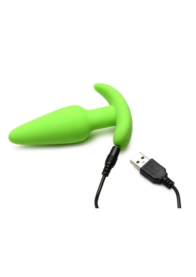 Female Sex Toys BANG Bang 21x Glow In The Dark Rechargeable Silicone Butt Plug with Remote