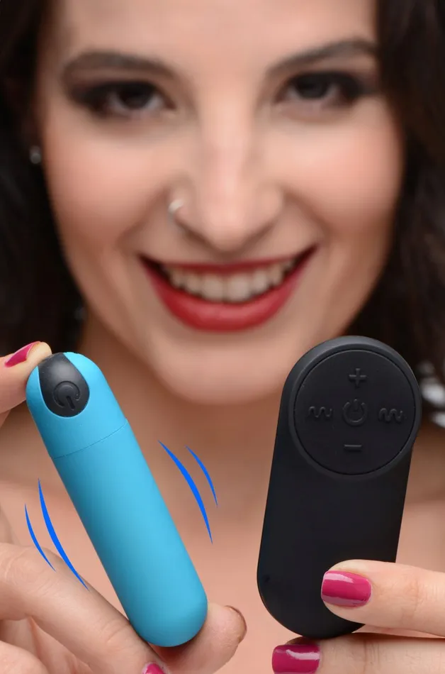 Female Sex Toys Bang Remote Control Vibrating Bullet Blue Xr LLC