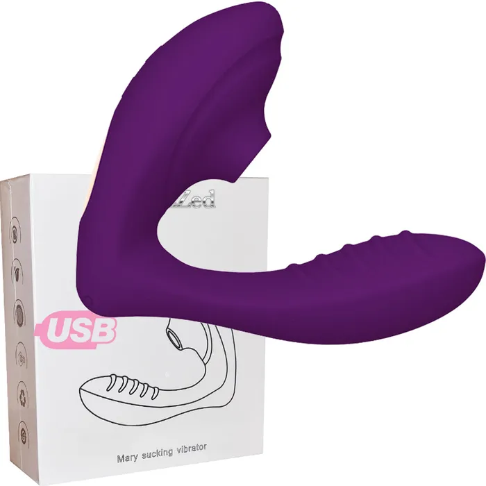 Female Sex Toys Bebuzzed Mary 2 in 1 Sucking Vibrator Bebuzzed