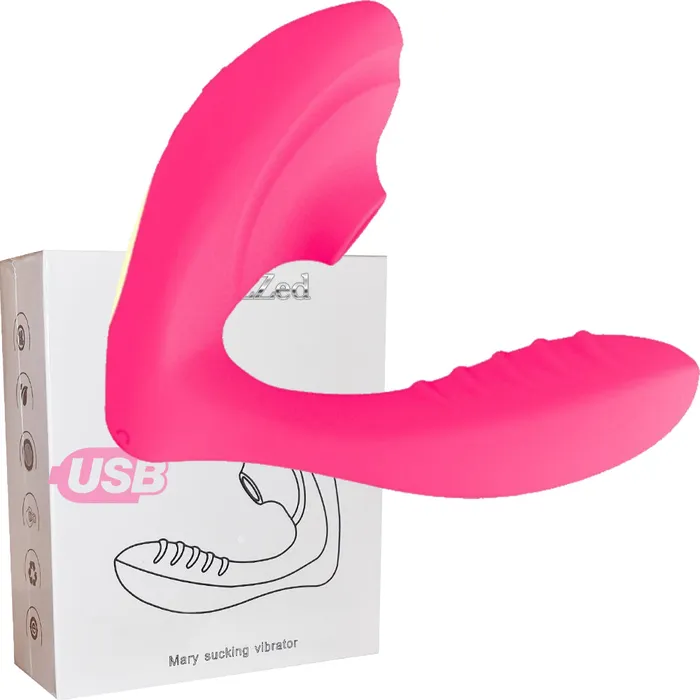 Female Sex Toys Bebuzzed Mary 2 in 1 Sucking Vibrator Bebuzzed