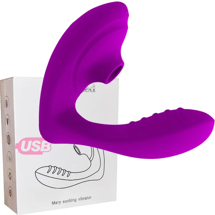 Female Sex Toys Bebuzzed Mary 2 in 1 Sucking Vibrator Bebuzzed