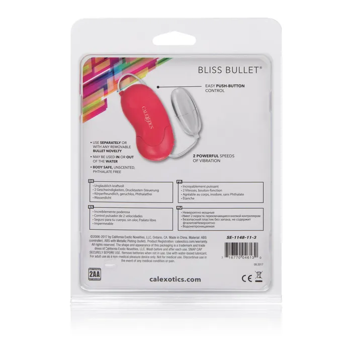 Female Sex Toys CalExotics Bliss Bullet