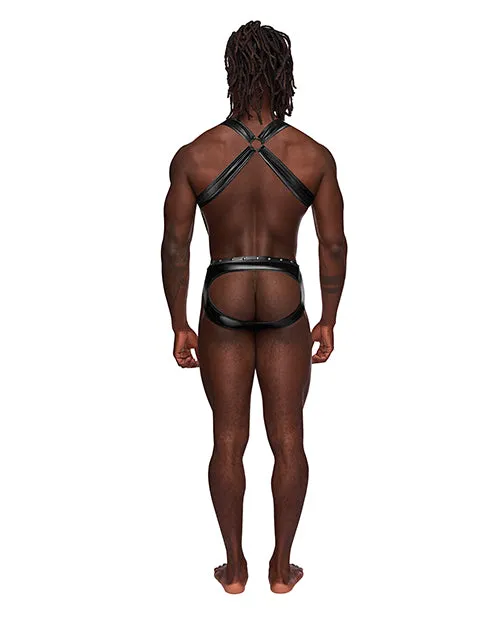 Female Sex Toys Comme Ci Comme Ca Fetish Uranus Moonshine Harness Brief Black SM