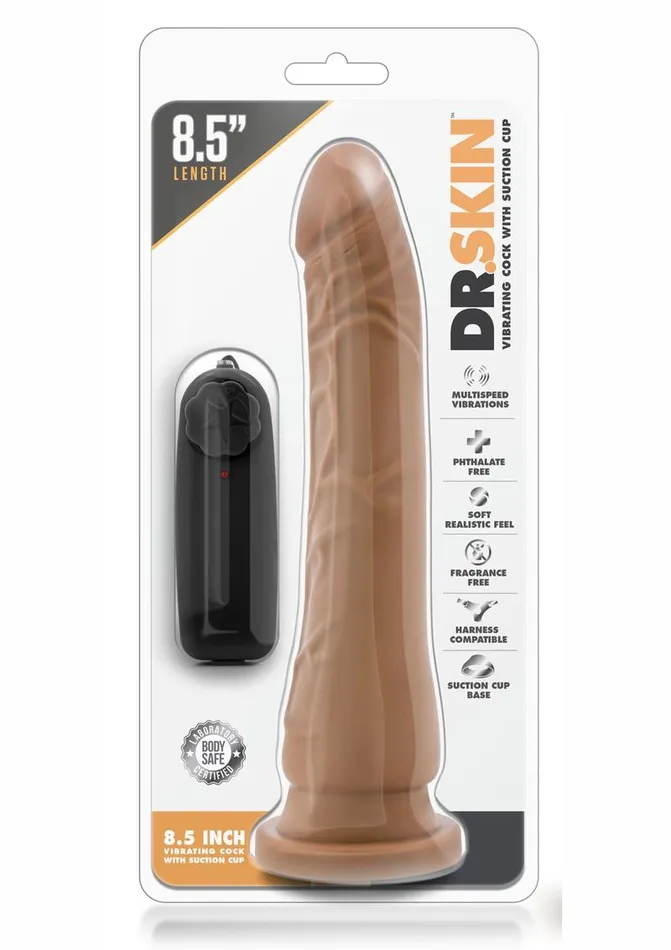 Female Sex Toys Dr Skin Dr Skin Vibrating Cock with Suction Cup