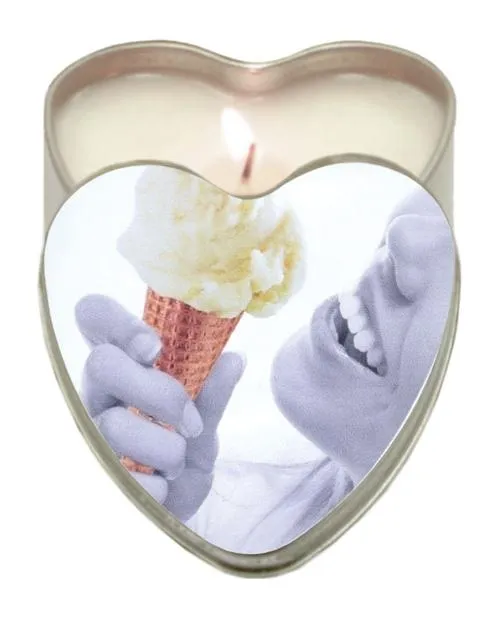 Female Sex Toys Earthly Body Sun Touched Edible Candle Heart Tin 47 Oz Earthly Body