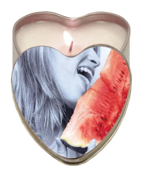 Female Sex Toys Earthly Body Sun Touched Edible Candle Heart Tin 47 Oz Earthly Body