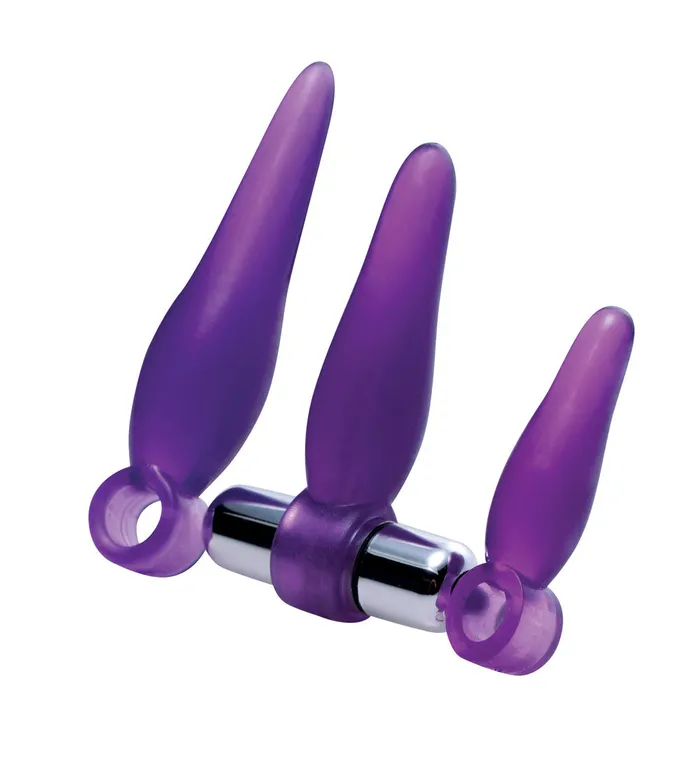 Female Sex Toys Frisky Frisky Fanny Fiddlers 3 Pc Finger Rimmer Set w Vibrating Bullet