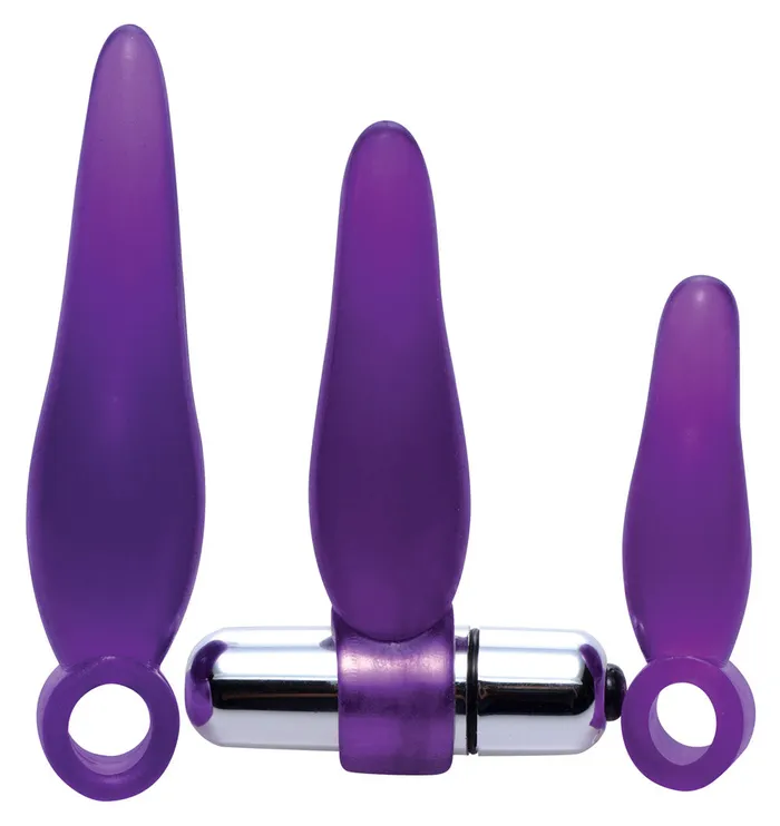 Female Sex Toys Frisky Frisky Fanny Fiddlers 3 Pc Finger Rimmer Set w Vibrating Bullet