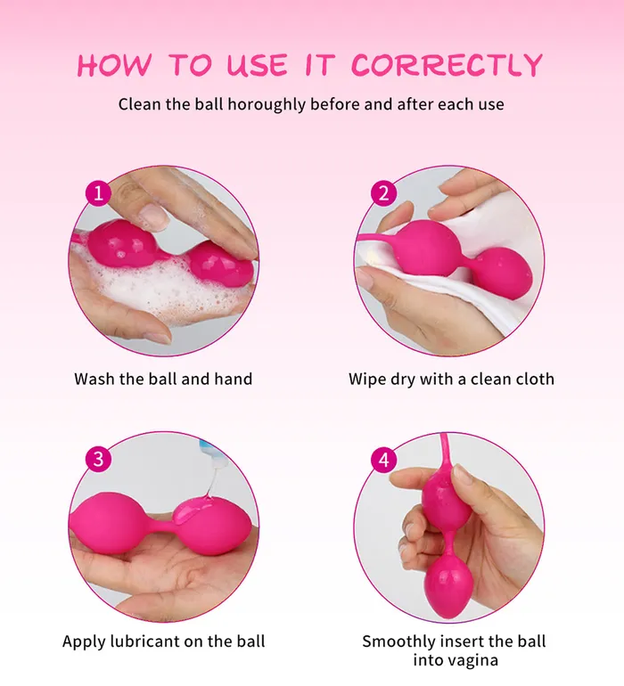 Female Sex Toys Kegel Balls Training Kit Weighted Pelvic Floor Exercise For Women Sorlove