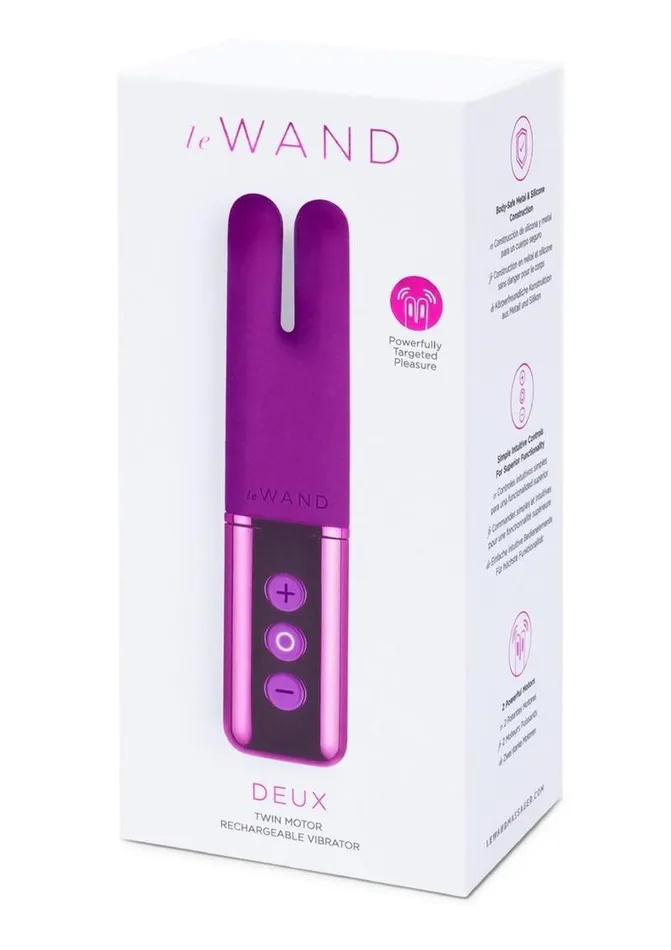 Female Sex Toys Le Wand Le Wand Deux Silicone Rechargeable Dual Vibrator