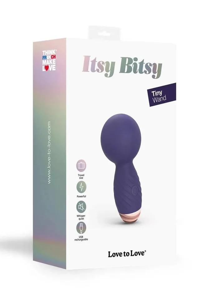 Female Sex Toys Love to Love Itsy Bitsy Rechargeable Silicone Bullet