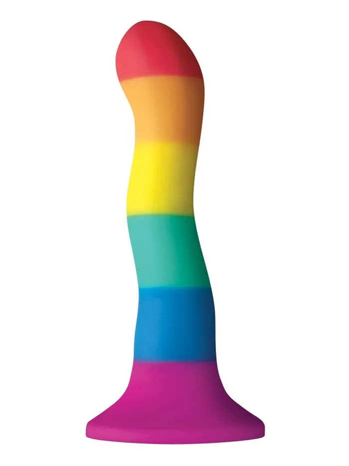 Female Sex Toys New Sensations Novelties Rainbow Pride Wave Dildo